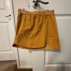 Pac Sun Mustard Yellow Corduroy Skirt SZ 25